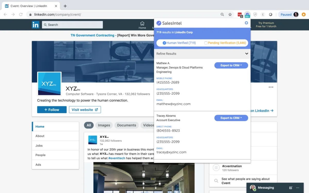 Notre avis sur Salesintel : un logiciel de gestion de leads (lead management) à découvrir