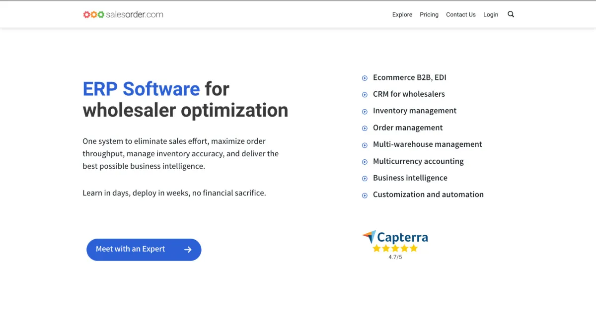 Interface SalesOrder : image, ergonomie, alternatives