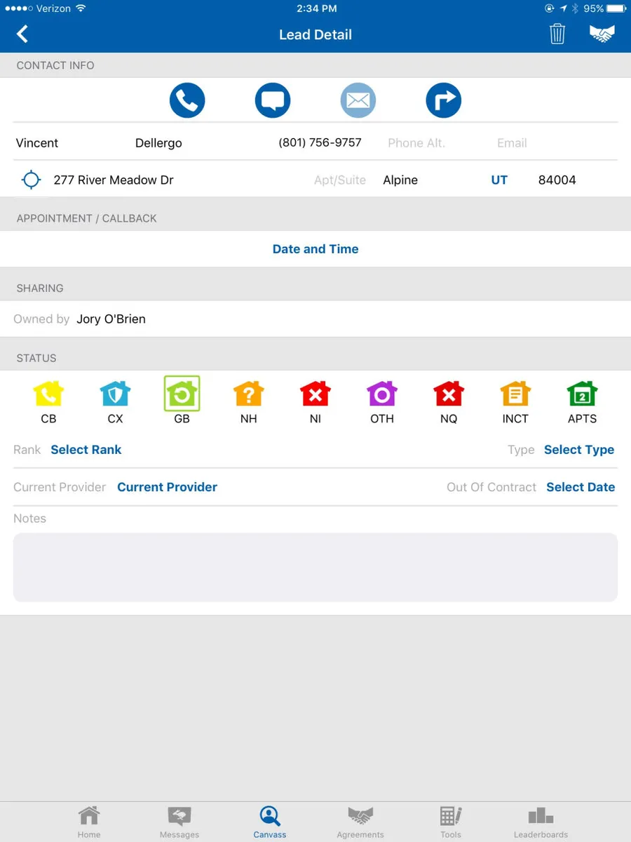 Interface SalesRabbit: fonctionnalités, prix, alternatives