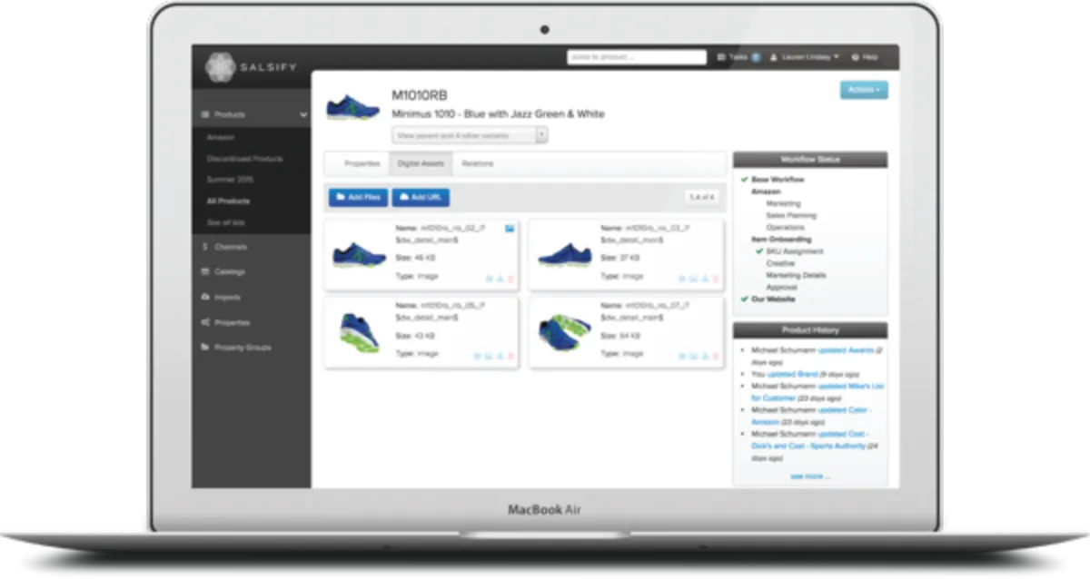 Interface Salsify: fonctionnalités, prix, alternatives
