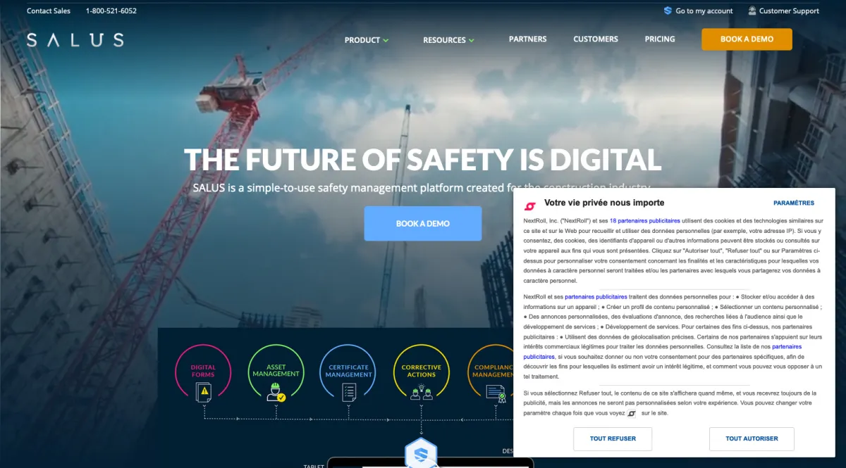 Interface SALUS : image, ergonomie, alternatives