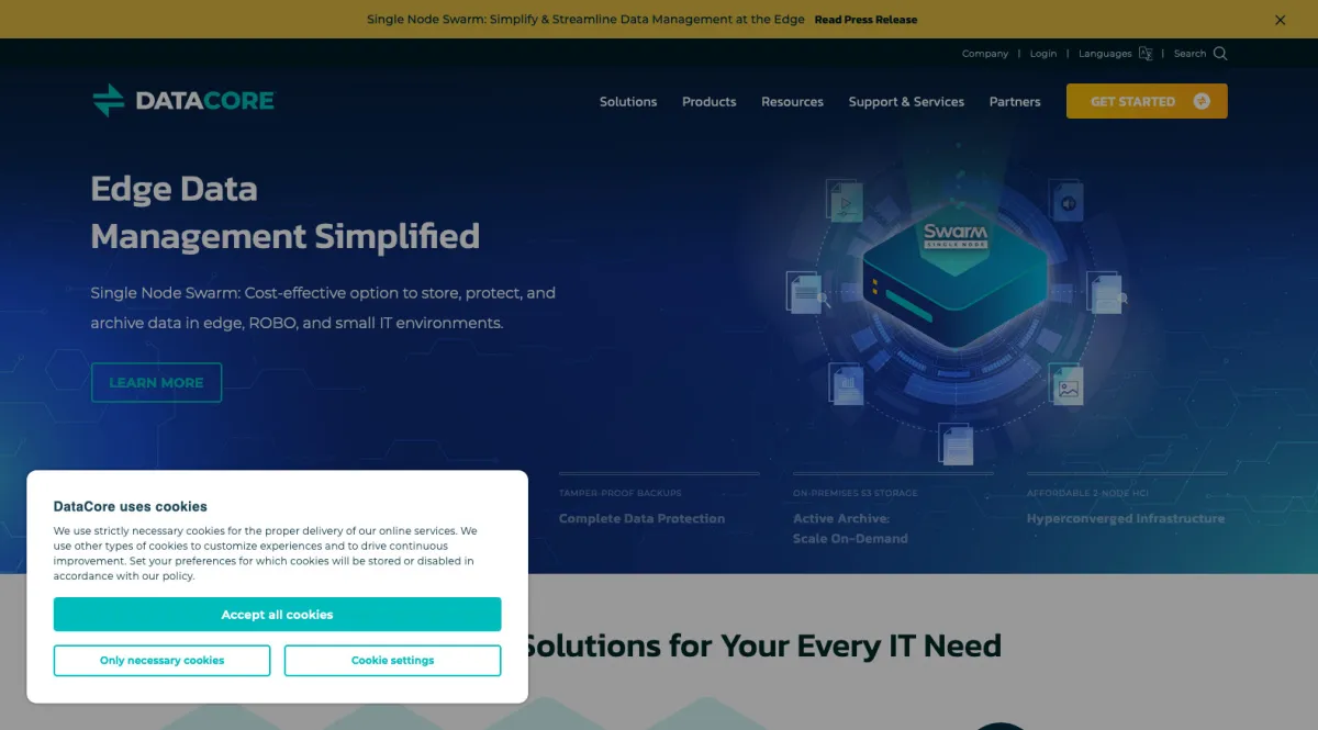 Interface SANsymphony : fonctionnalités, prix, alternatives