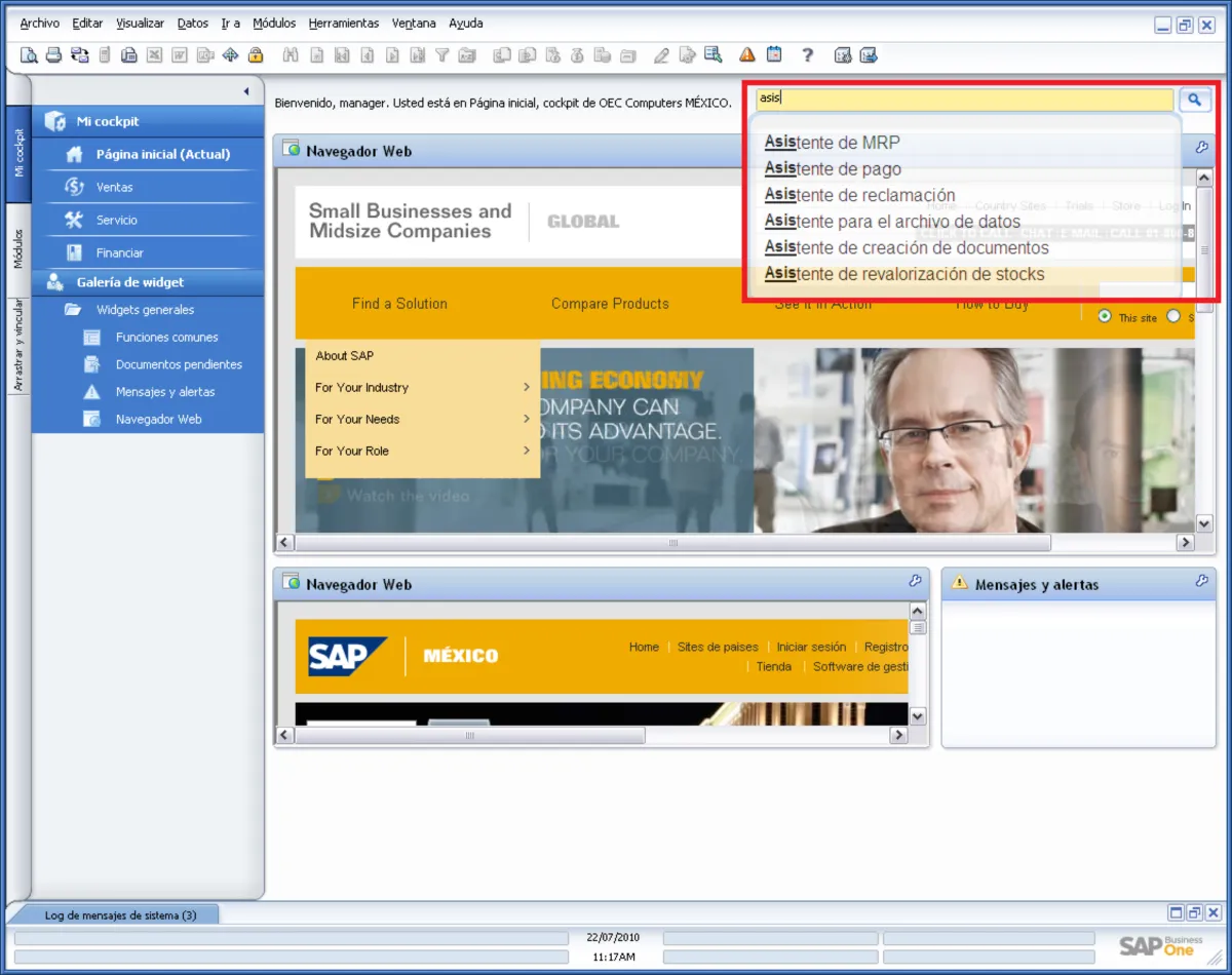Sap Business One: avis sur le logiciel ERP: fonctionnalités, avantages, inconvénients et tarifs