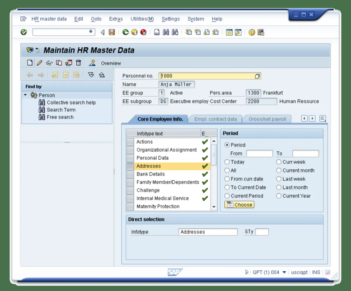 Interface SAP CRM: image, ergonomie, alternatives