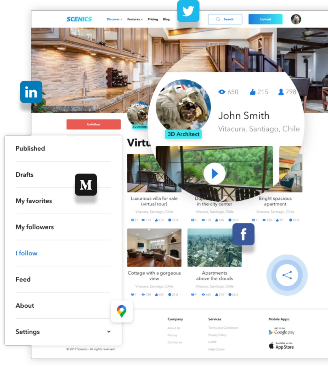 Notre avis sur Scenics : un logiciel de visite virtuelle à découvrir