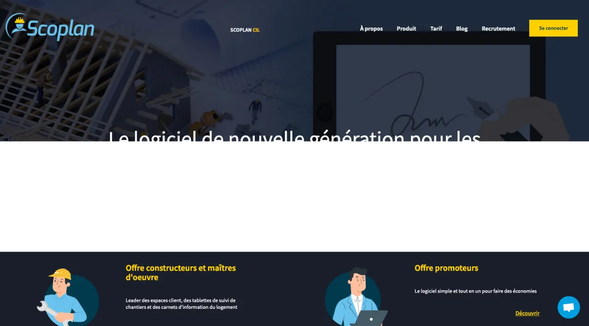 Interface Scoplan : fonctionnalités, prix, alternatives
