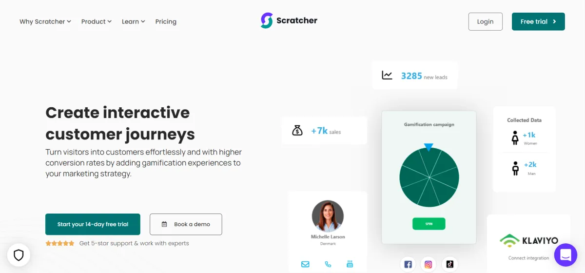 Notre avis sur Scratcher : un logiciel d'engagement client (customer engagement) à découvrir