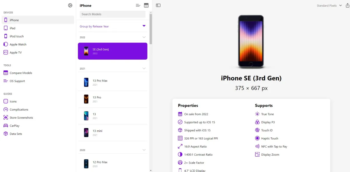 Notre avis sur Screen Sizes : un logiciel de design à découvrir