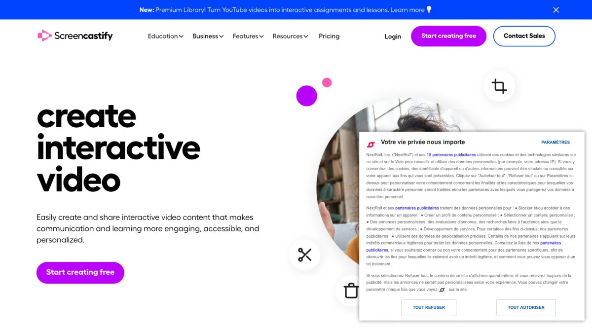 Interface Screencastify : fonctionnalités, prix, alternatives Interface Screencastify : fonctionnalités, prix, alternatives
