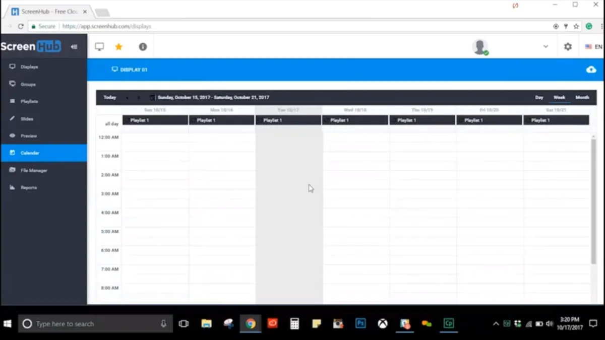 Interface ScreenHub: image, ergonomie, alternatives Interface ScreenHub: image, ergonomie, alternatives