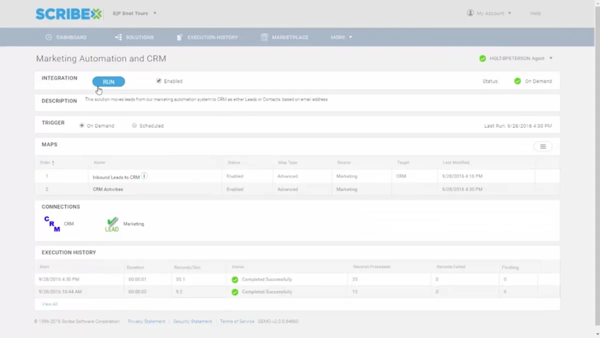 Notre avis sur Scribe Insight : une plateforme iPaaS (integration platform as a service) à découvrir