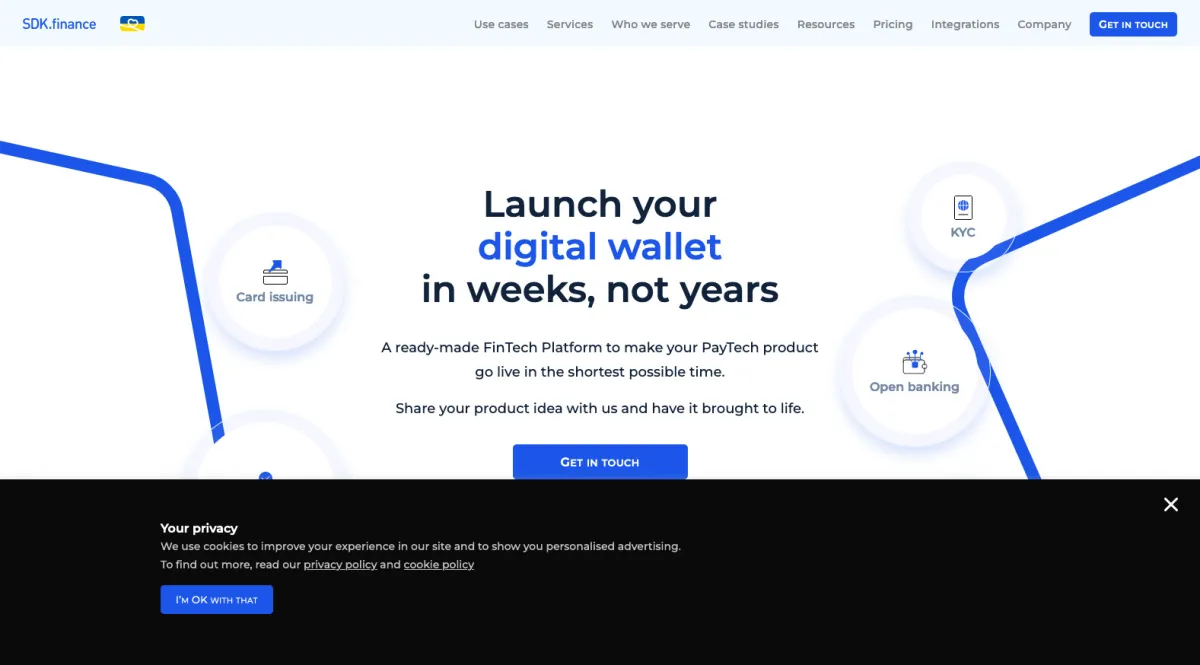 Interface SDK.finance : fonctionnalités, prix, alternatives