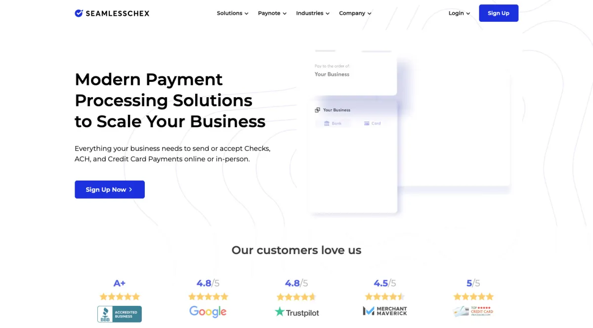 Interface Seamless Chex : fonctionnalités, prix, alternatives