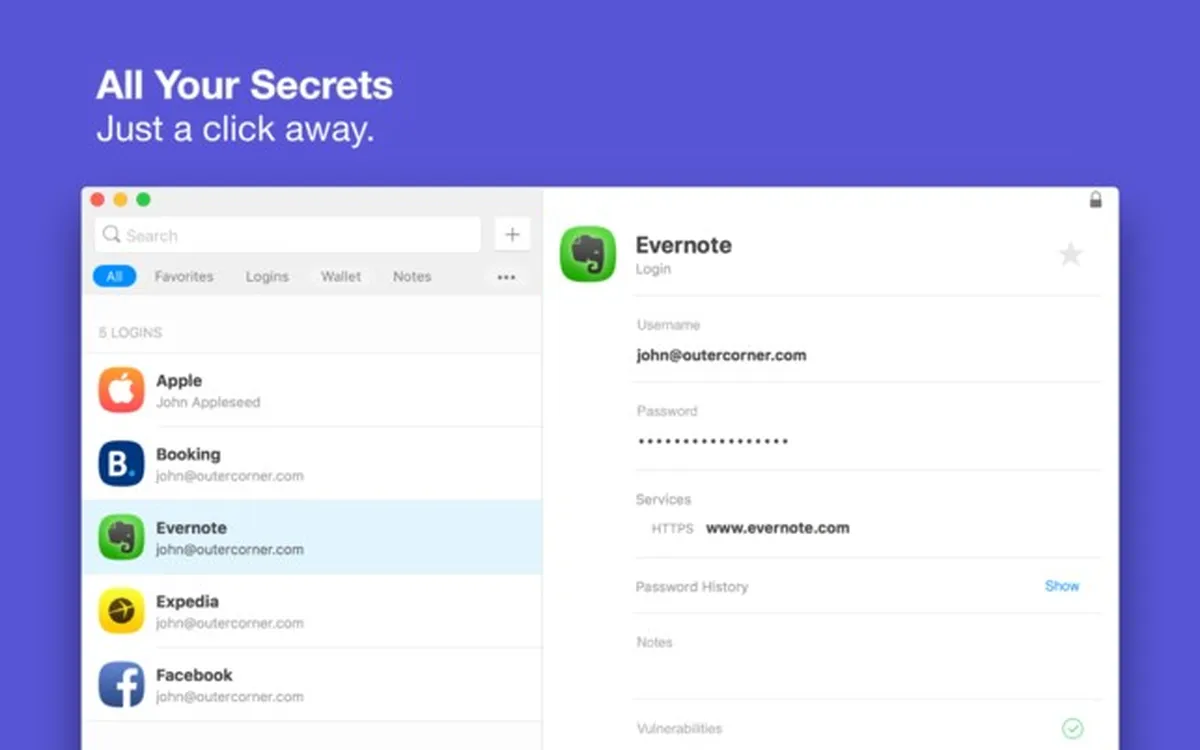 Notre avis sur Secrets : un gestionnaire de mots de passe à découvrir