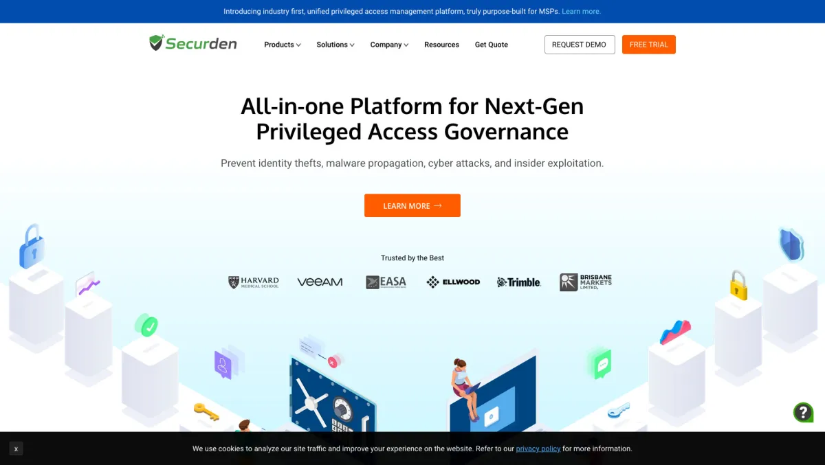 Interface Securden Unified PAM : image, ergonomie, alternatives Interface Securden Unified PAM : image, ergonomie, alternatives