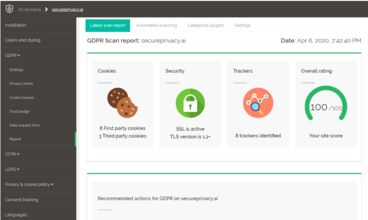 Notre avis sur Secure Privacy : un logiciel de conformité (compliance) à découvrir
