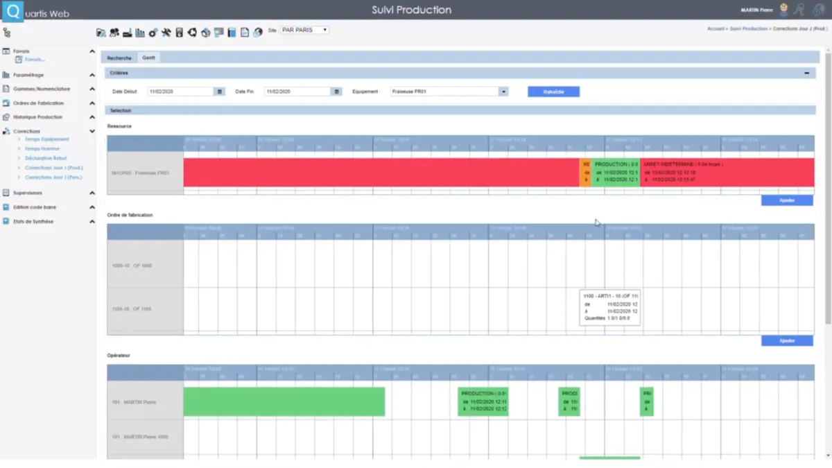 Interface SedApta S&OP: fonctionnalités, prix, alternatives