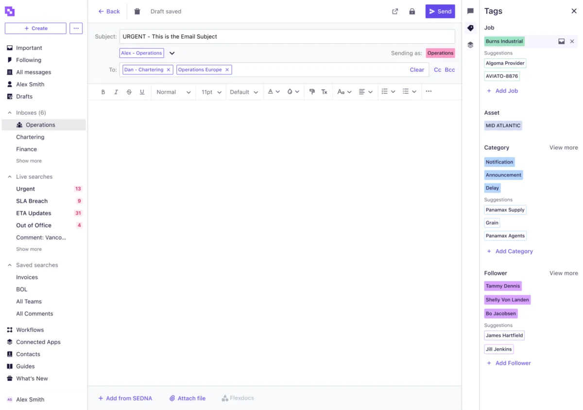 Interface Sedna: fonctionnalités, prix, alternatives