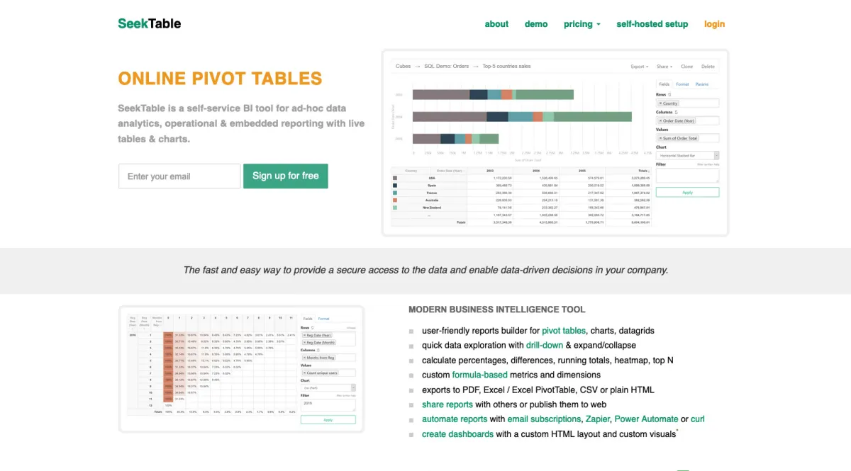 Interface SeekTable : fonctionnalités, prix, alternatives Interface SeekTable : fonctionnalités, prix, alternatives