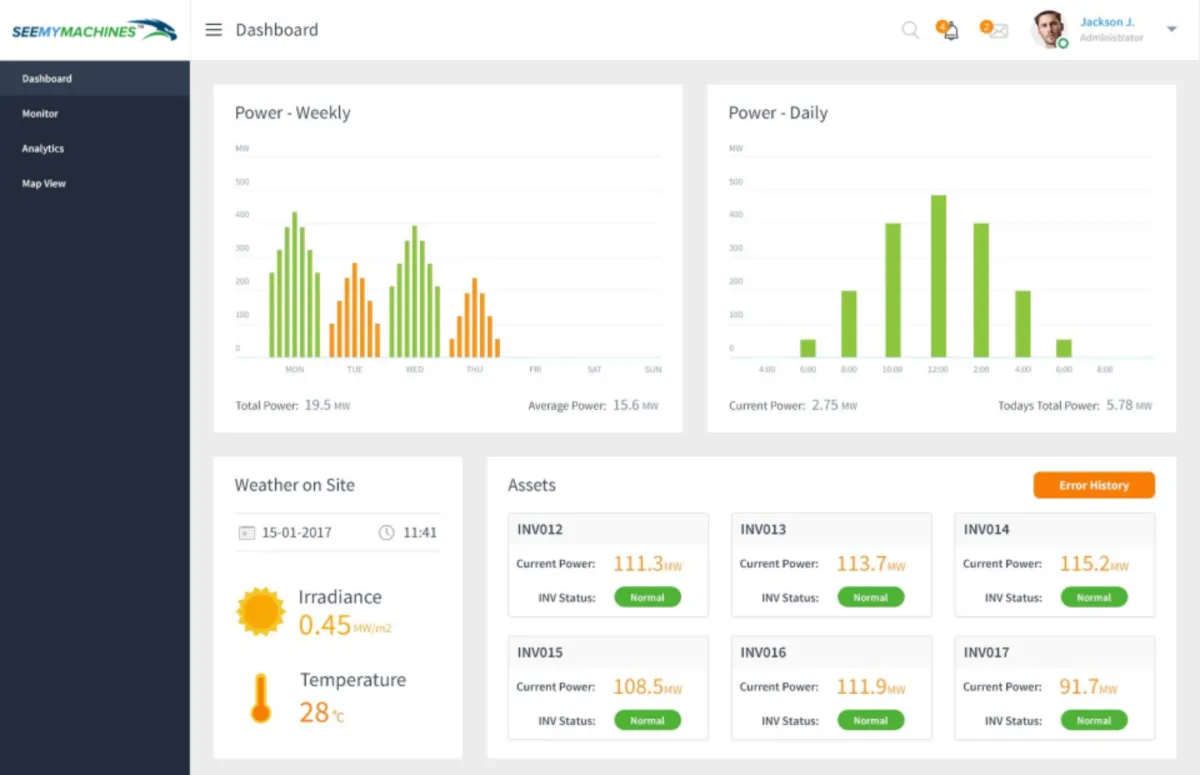 SeeMyMachines: avis sur le logiciel de maintenance des équipements: fonctionnalités, avantages, inconvénients et tarifs