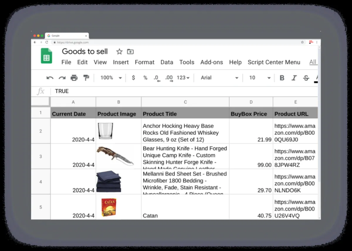 Interface Seller Assistant App: fonctionnalités, prix, alternatives