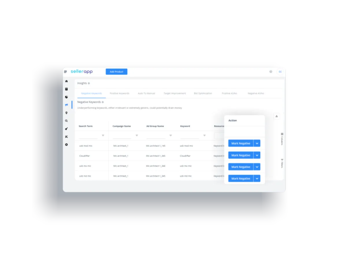 Interface SellerApp: fonctionnalités, prix, alternatives Interface SellerApp: fonctionnalités, prix, alternatives