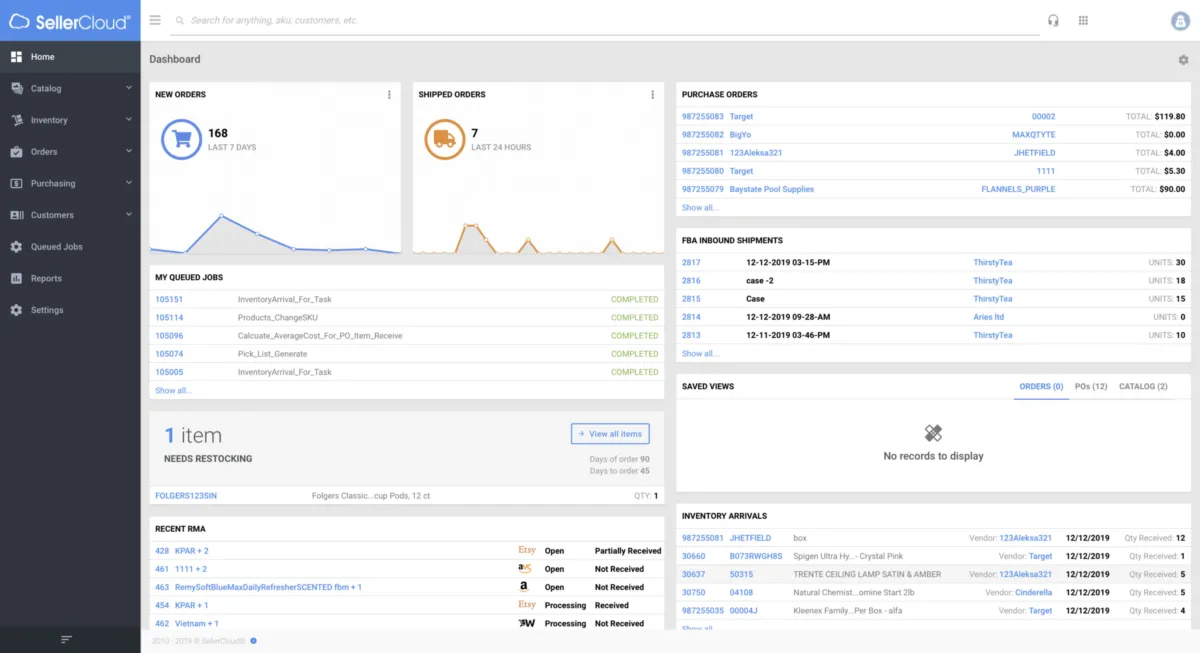 SellerCloud: avis sur le logiciel de gestion des stocks et de l'inventaire: fonctionnalités, avantages, inconvénients et tarifs SellerCloud: avis sur le logiciel de gestion des stocks et de l'inventaire: fonctionnalités, avantages, inconvénients et tarifs