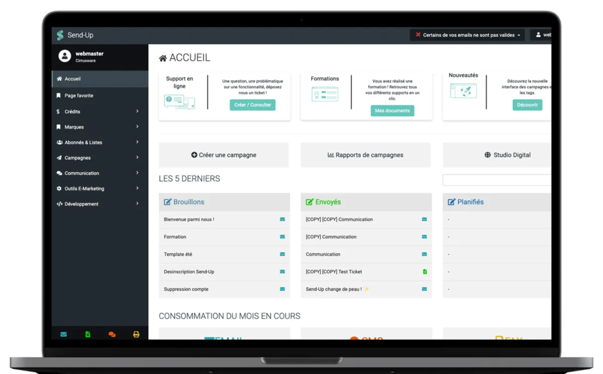 Notre avis sur Send-Up : un logiciel de landing pages (pages de destination) à découvrir