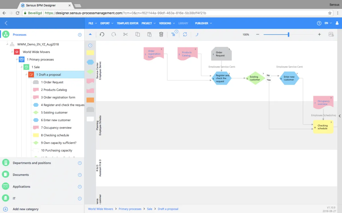 Sensus BPM Designer: avis sur le logiciel BPM (business process management): fonctionnalités, avantages, inconvénients et tarifs
