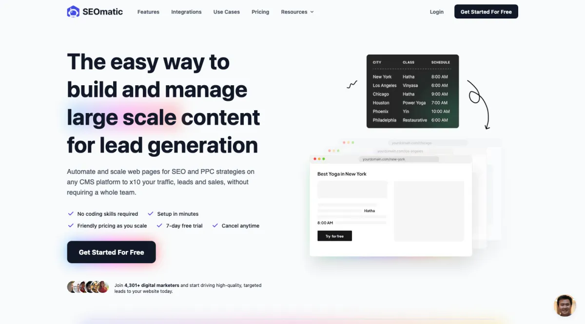 Interface SEOmatic : fonctionnalités, prix, alternatives