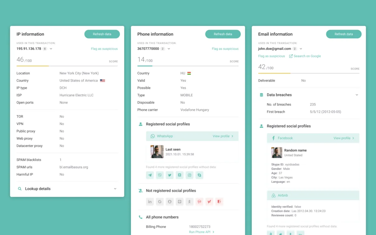 Notre avis sur SEON. Fraud Fighters : un logiciel de gestion des risques à découvrir