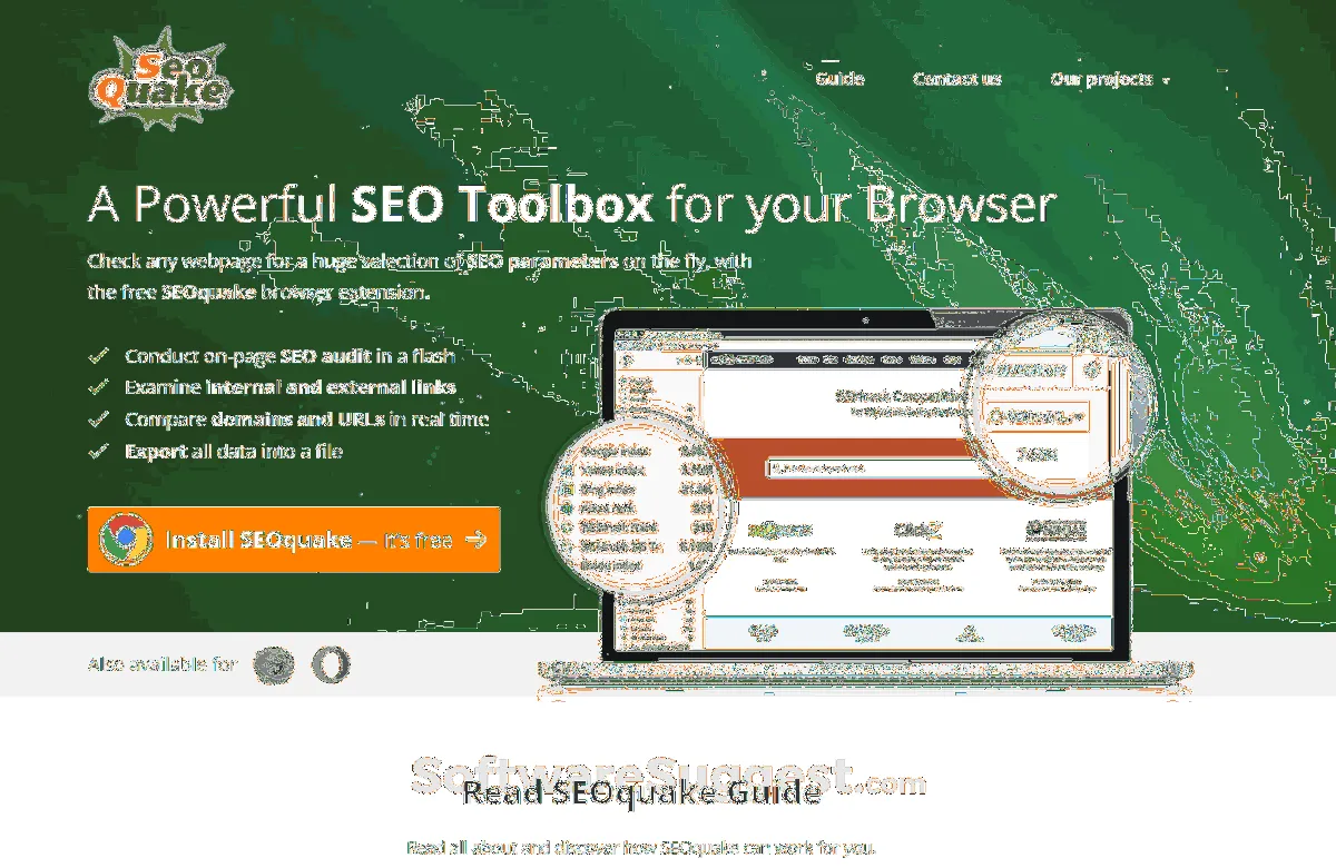 Notre avis sur Seoquake : un logiciel d'optimisation de site web (website optimization) à découvrir