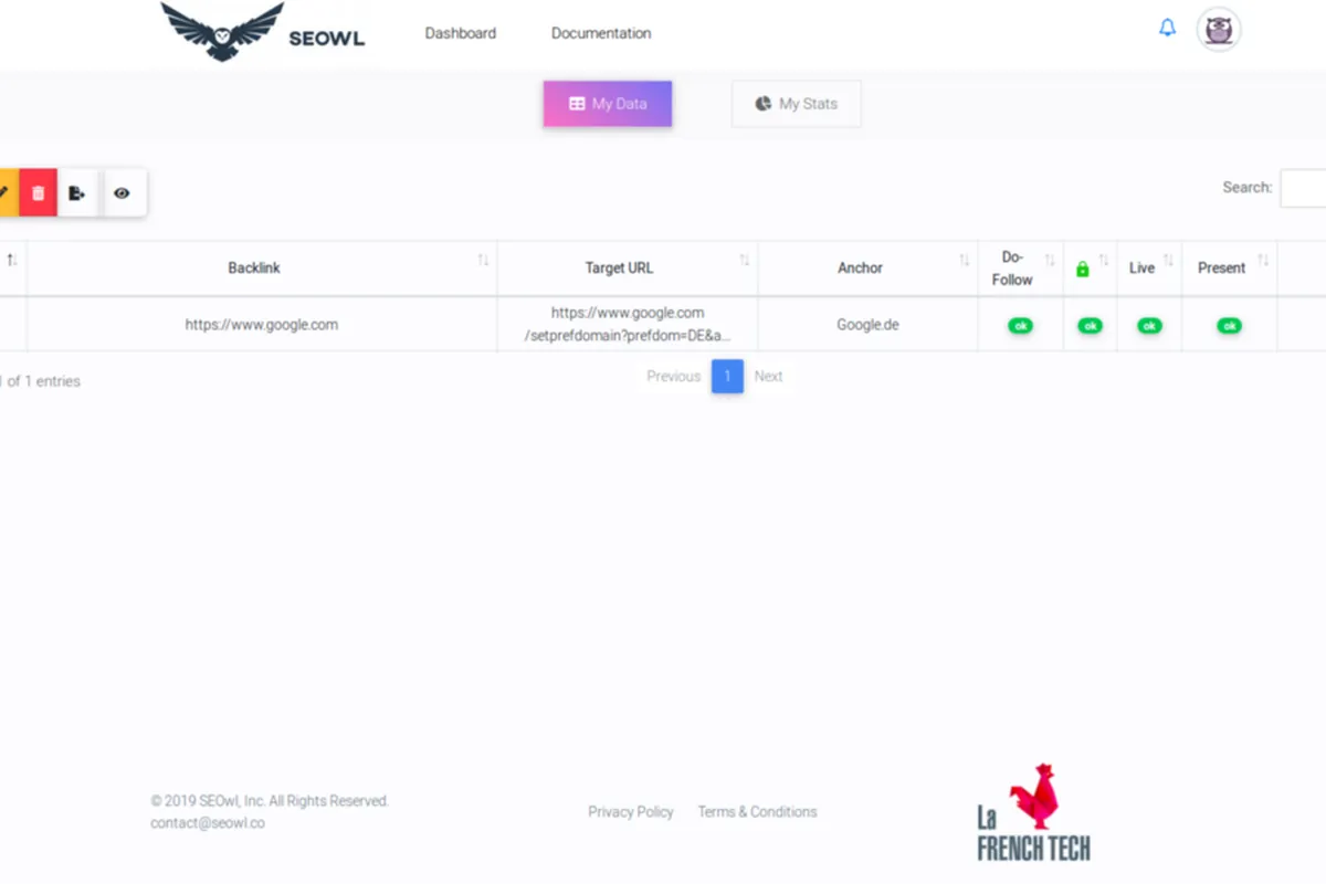 Notre avis sur SEOwl : un logiciel de référencement sur les moteurs de recherche (SEM: search engine marketing) à découvrir