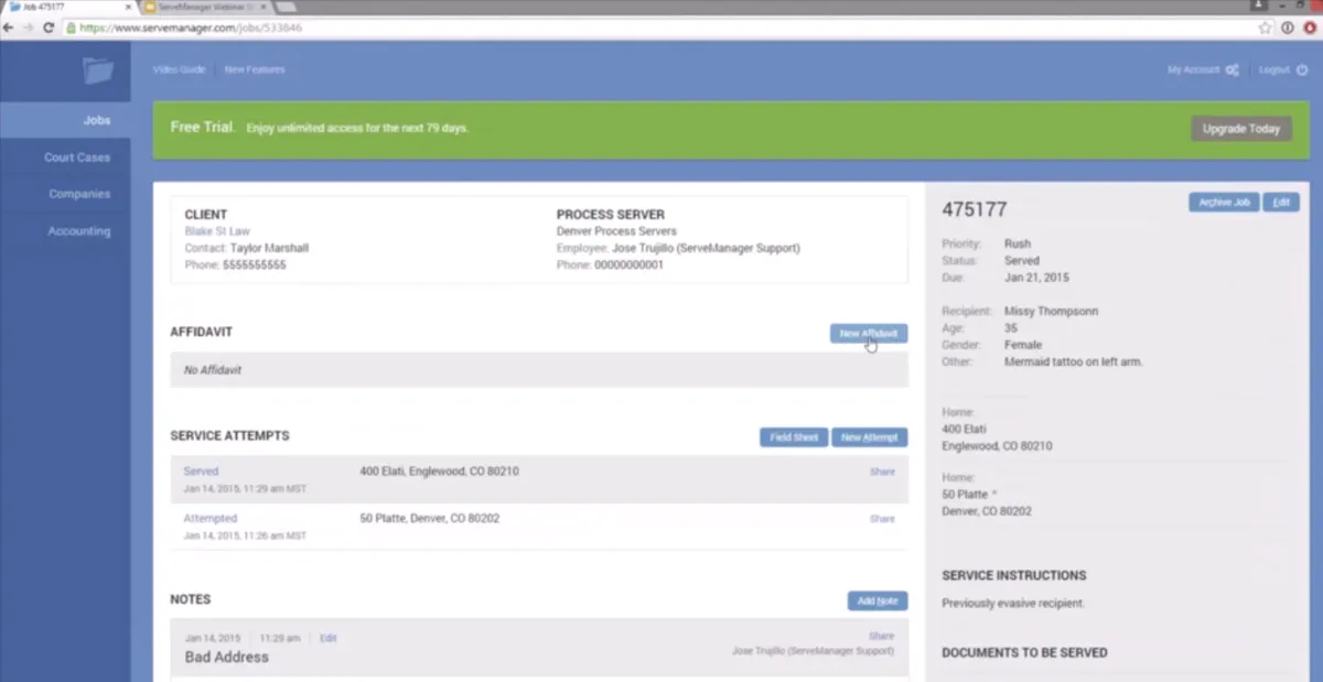 Notre avis sur Servemanager : un logiciel pour avocat à découvrir