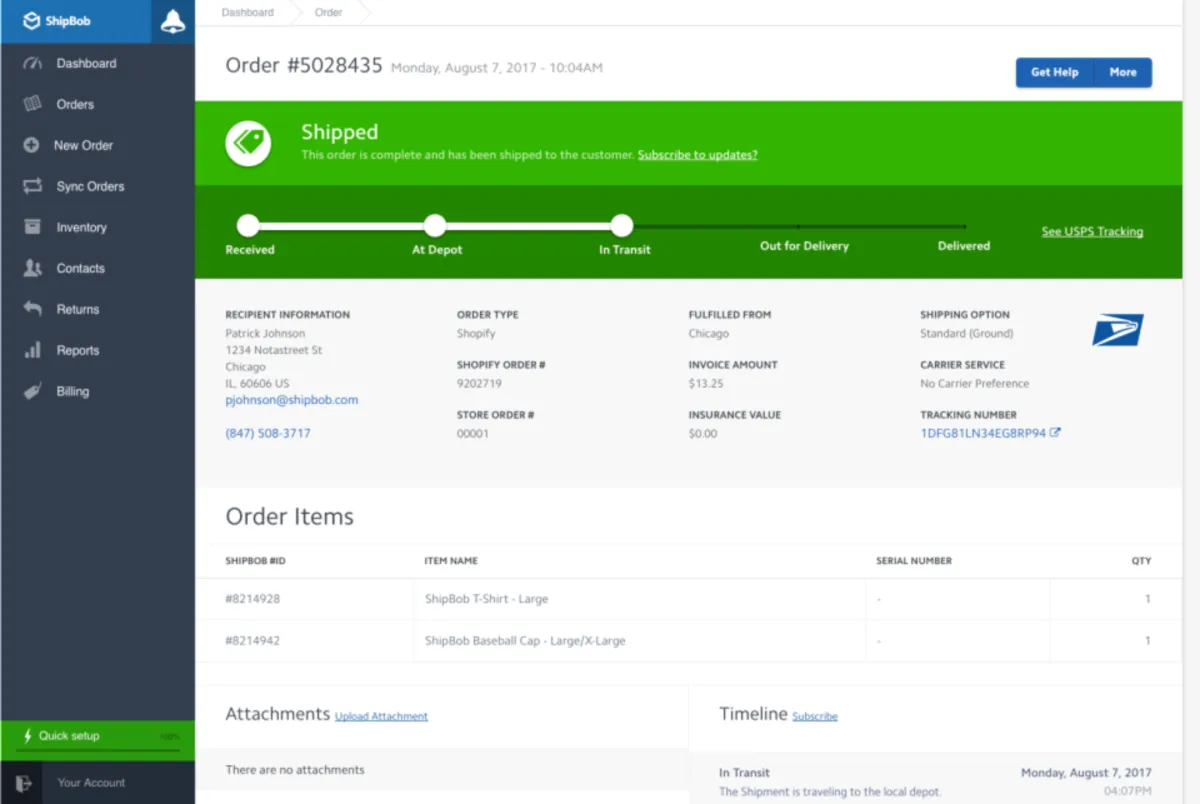 ShipBob est un logiciel supply chain populaire qui existe en version gratuite ou payante (à partir de 1 €) ShipBob est un logiciel supply chain populaire qui existe en version gratuite ou payante (à partir de 1 €)
