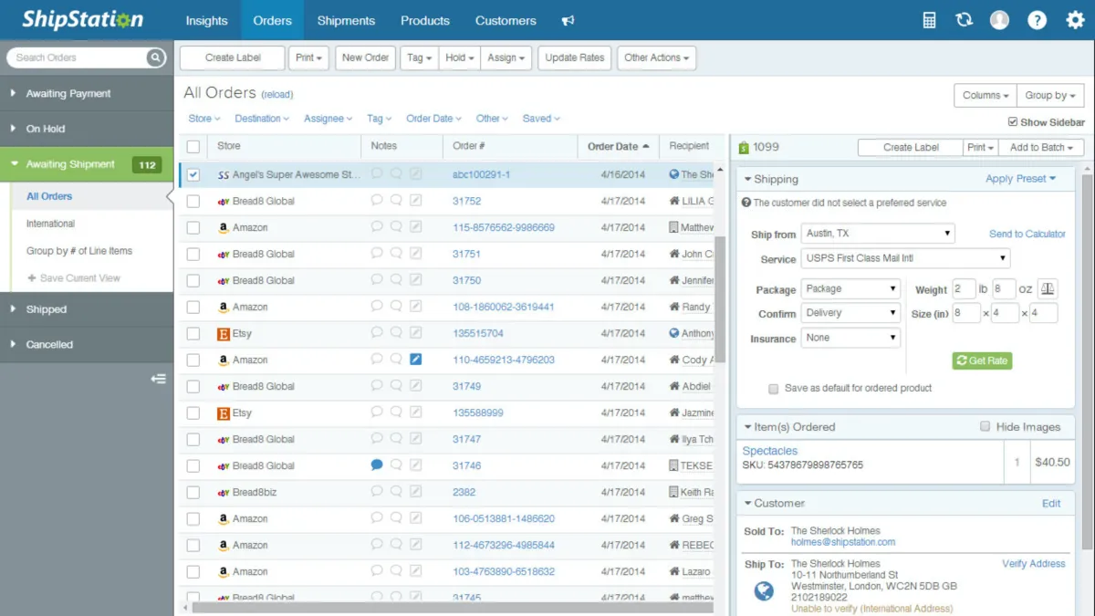 Notre avis sur ShipStation : un logiciel de gestion des livraisons à découvrir