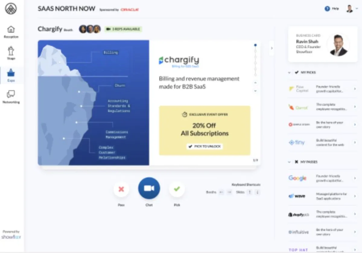 Notre avis sur Showfloor : un logiciel de gestion d'événements virtuels à découvrir