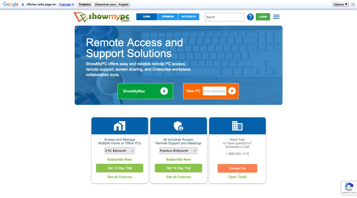 Interface ShowMyPC : image, ergonomie, alternatives
