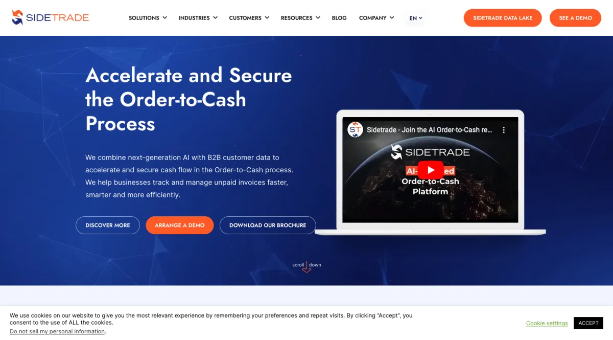 Interface Sidetrade : fonctionnalités, prix, alternatives