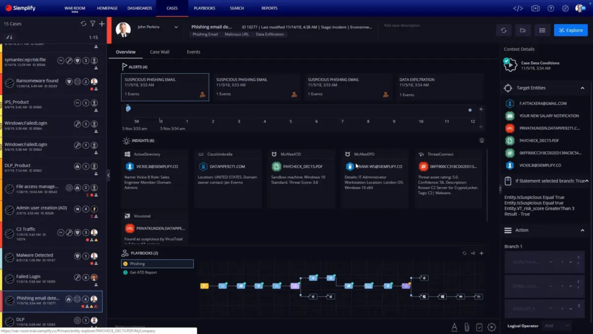 Notre avis sur Siemplify : un logiciel de gestion des incidents à découvrir