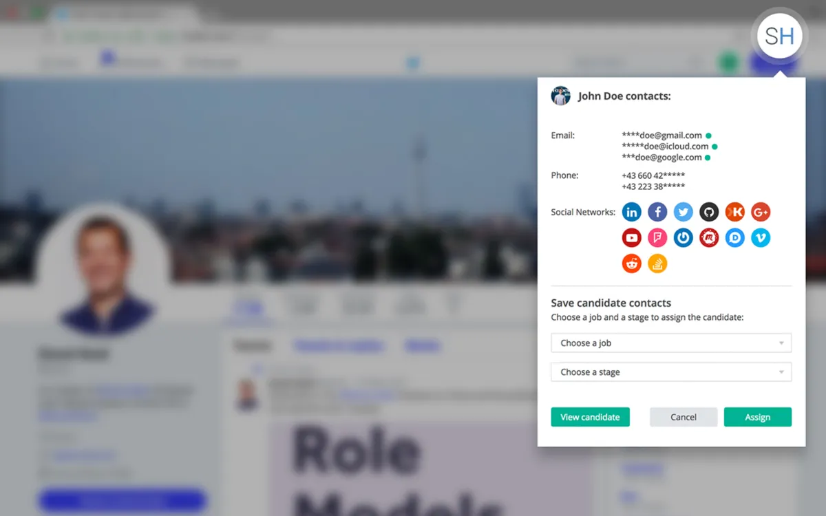 Interface SignalHire: fonctionnalités, prix, alternatives