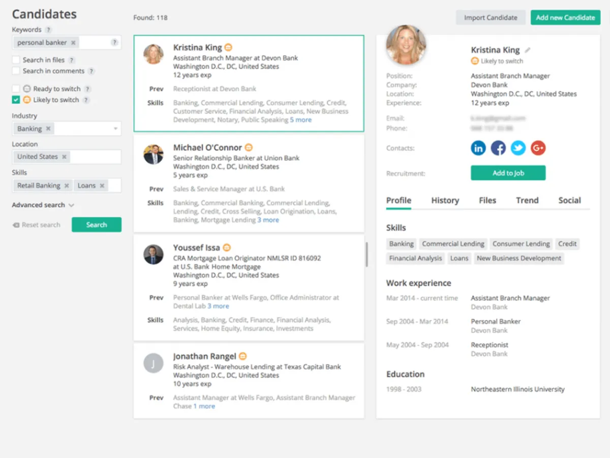 Notre avis sur SignalHire : un logiciel ATS (applicant tracking system / suivi des candidatures) à découvrir