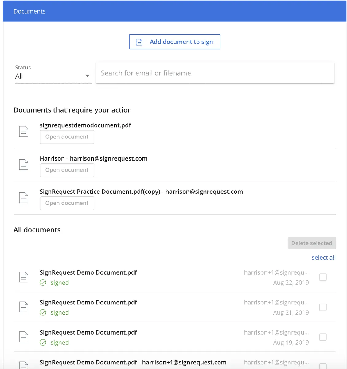 Interface SignRequest: fonctionnalités, prix, alternatives