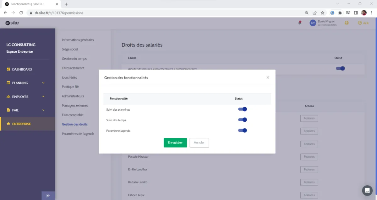 Interface Silae RH: fonctionnalités, prix, alternatives