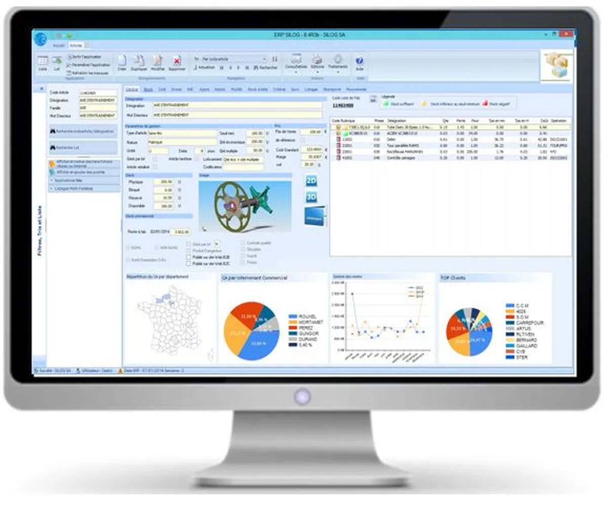 Notre avis sur SILPROD : un logiciel ERP à découvrir