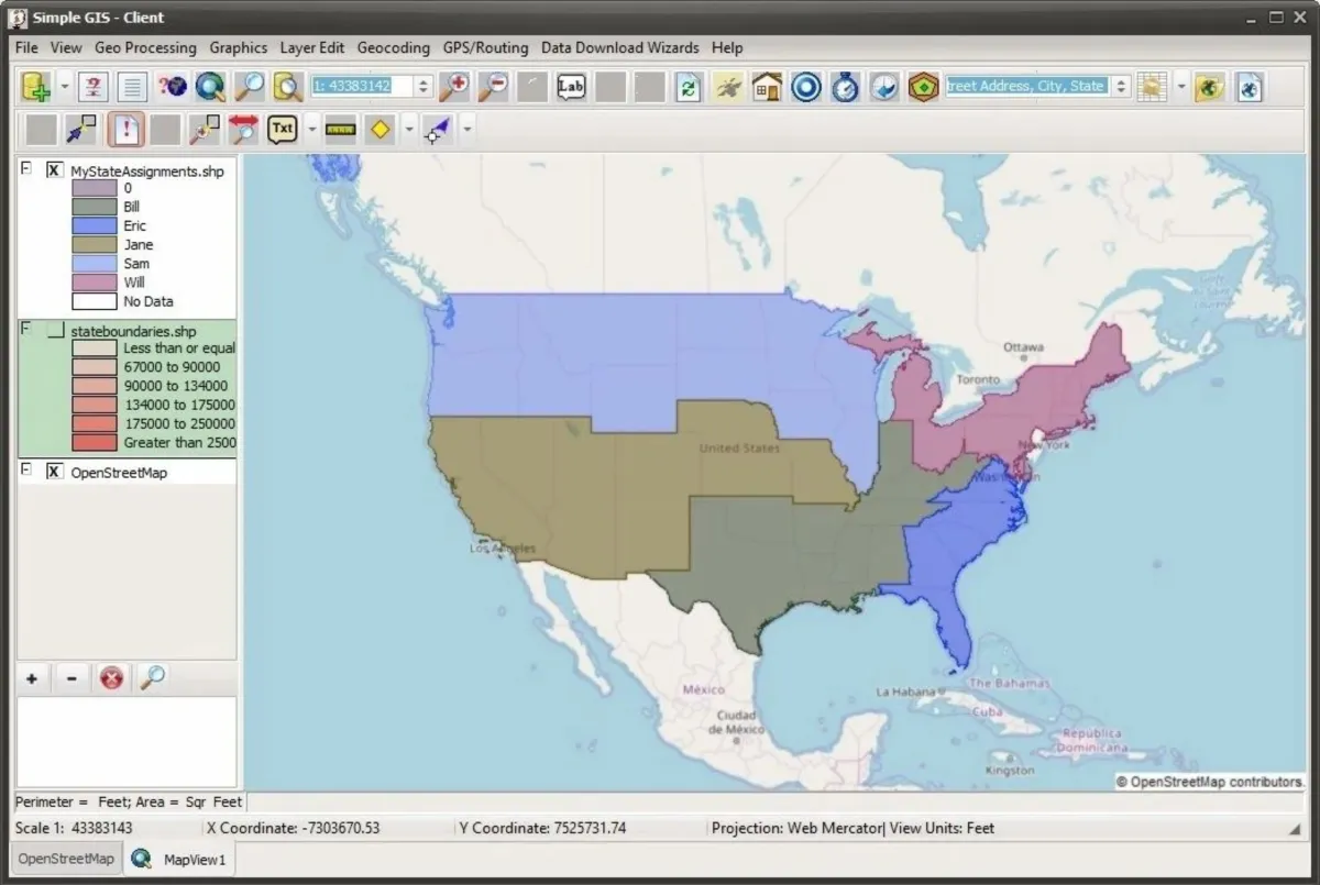 Notre avis sur Simple GIS Client : un logiciel SIG (cartographie / système d'information géographique) à découvrir