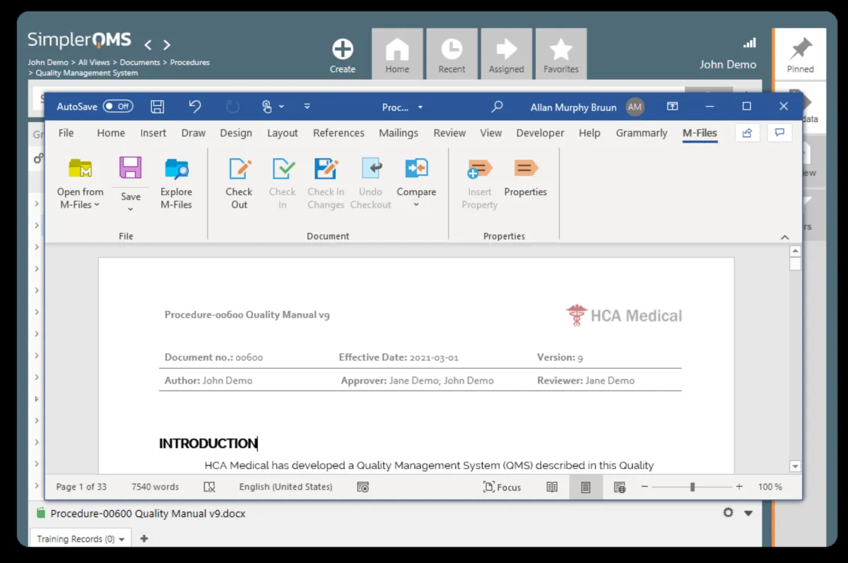 SimplerQMS: avis sur le logiciel de conformité (compliance): fonctionnalités, avantages, inconvénients et tarifs
