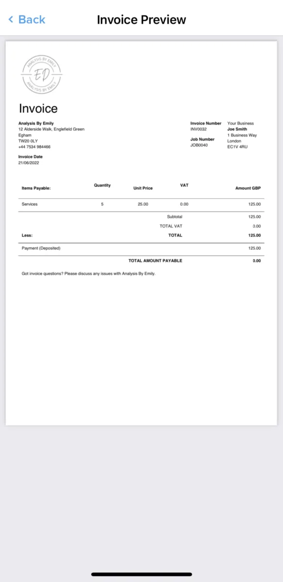Interface SimplyPayMe: fonctionnalités, prix, alternatives