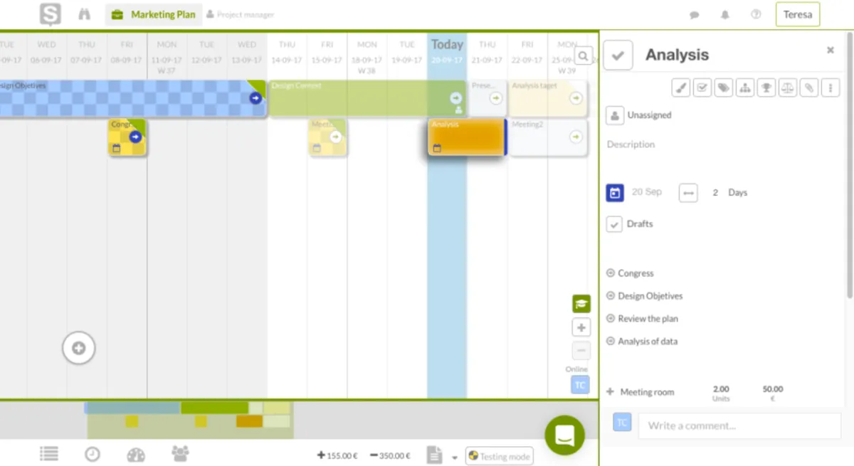 Interface SINNAPS: fonctionnalités, prix, alternatives