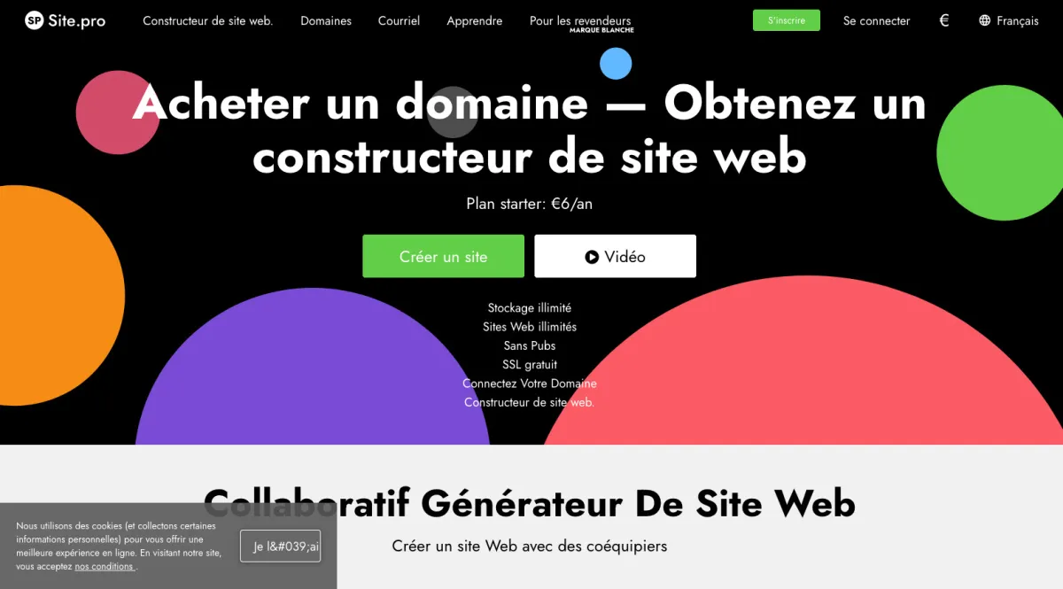 Interface Site.Pro : image, ergonomie, alternatives Interface Site.Pro : image, ergonomie, alternatives